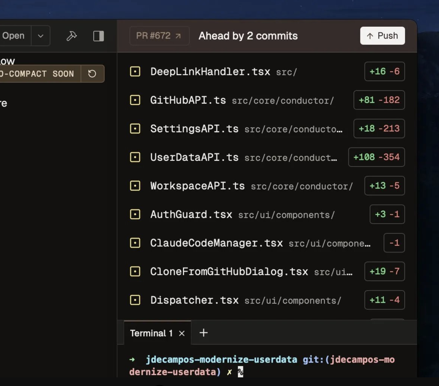 Conductor Diff Viewer