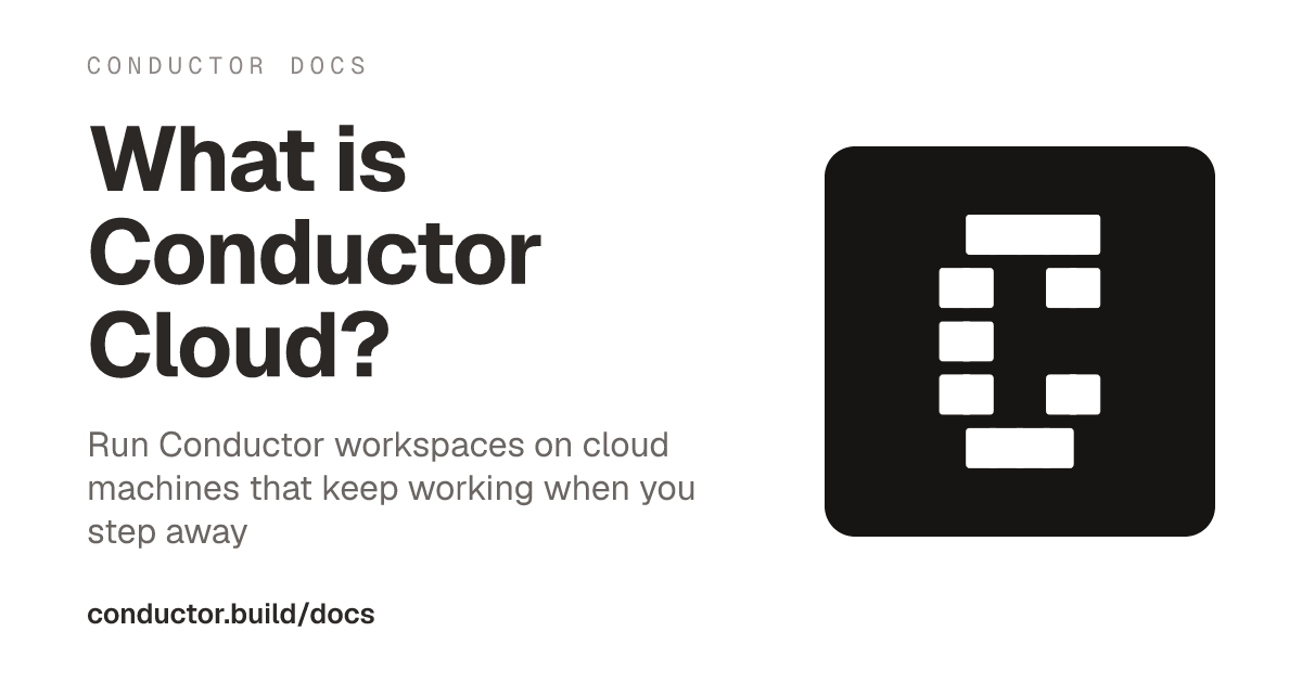 Conductor Cloud
